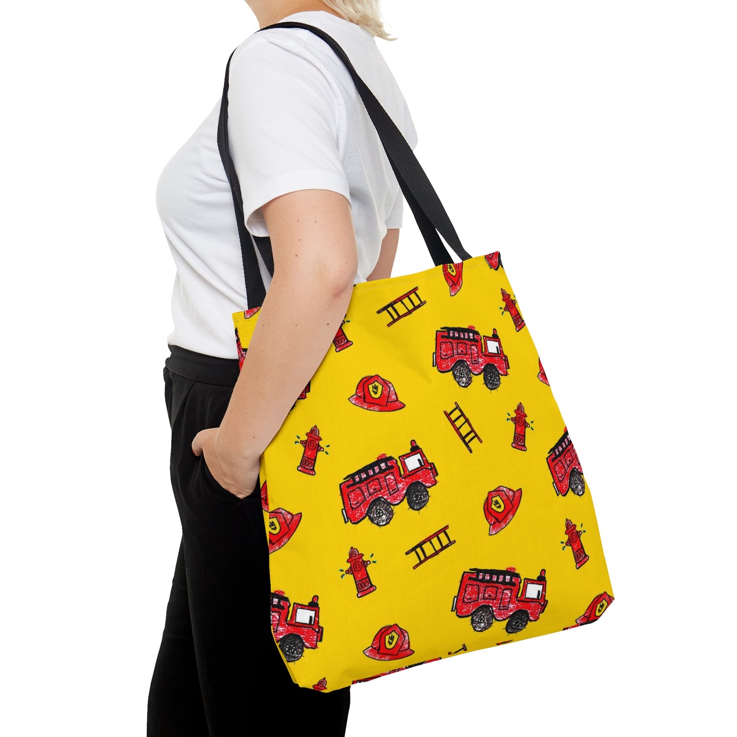 Fire Truck Tote Bag