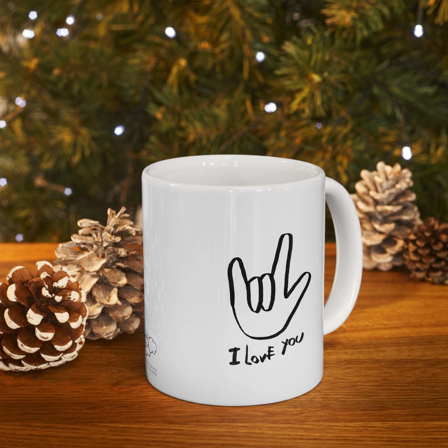 ASL I Love You Ceramic Mug 11oz
