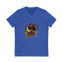 Malcolm's Owl Adult V-Neck Tee