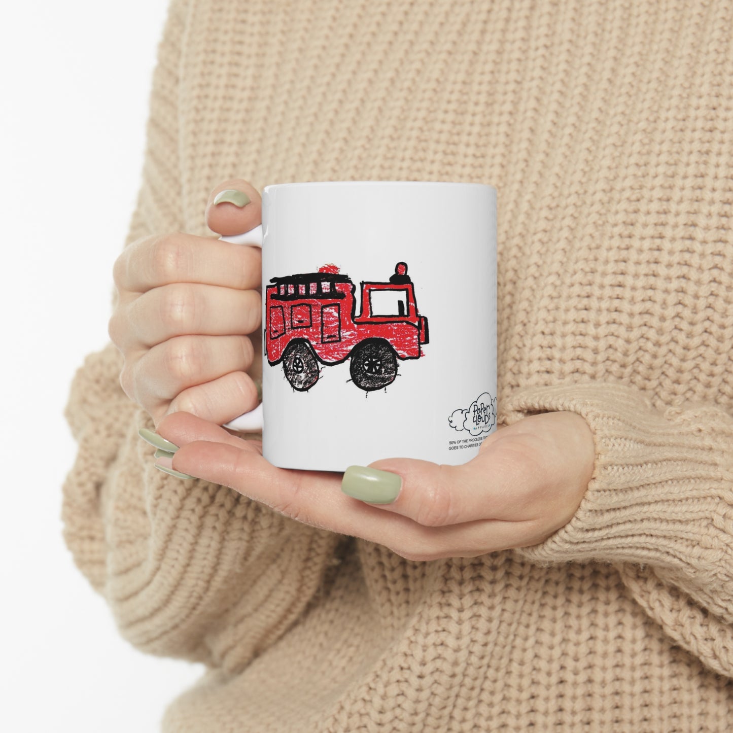 Fire Truck Ceramic Mug 11oz