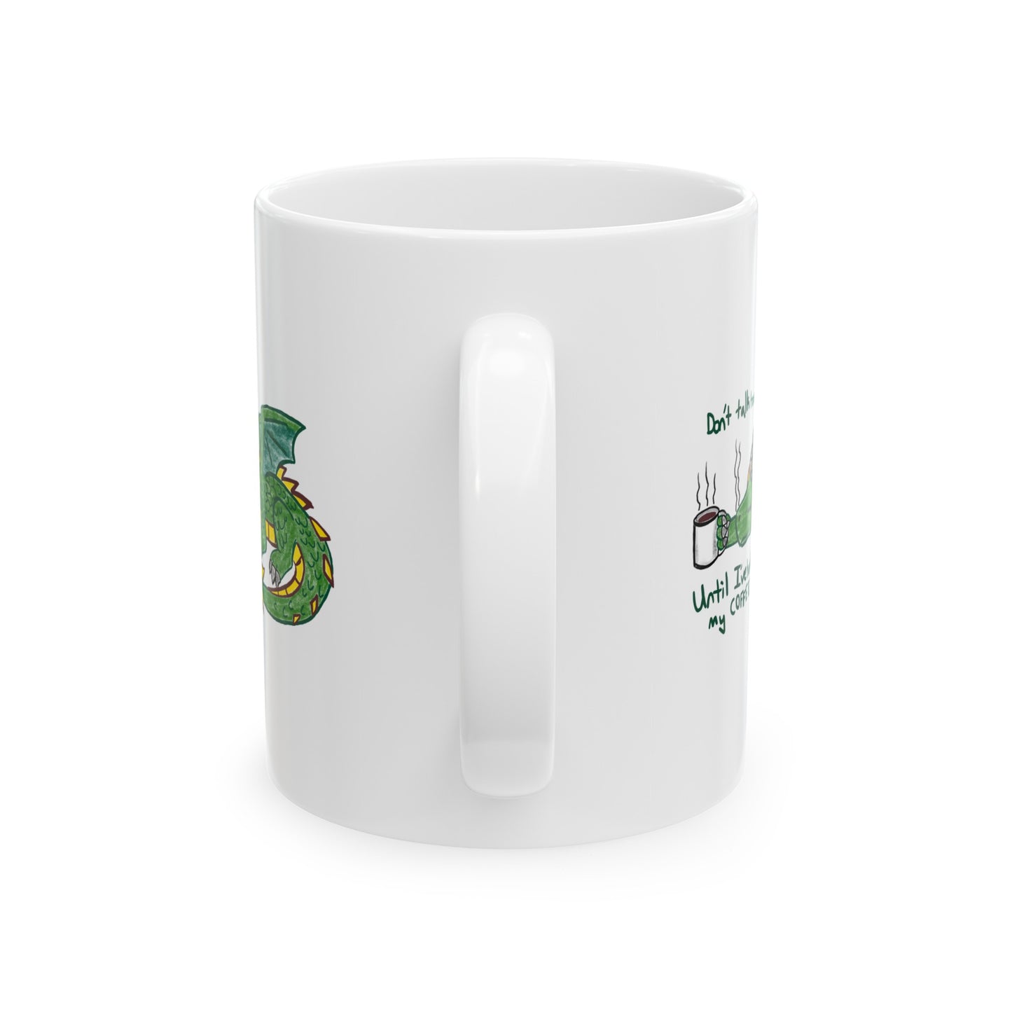 Coffee Dragon Ceramic Mug 11oz