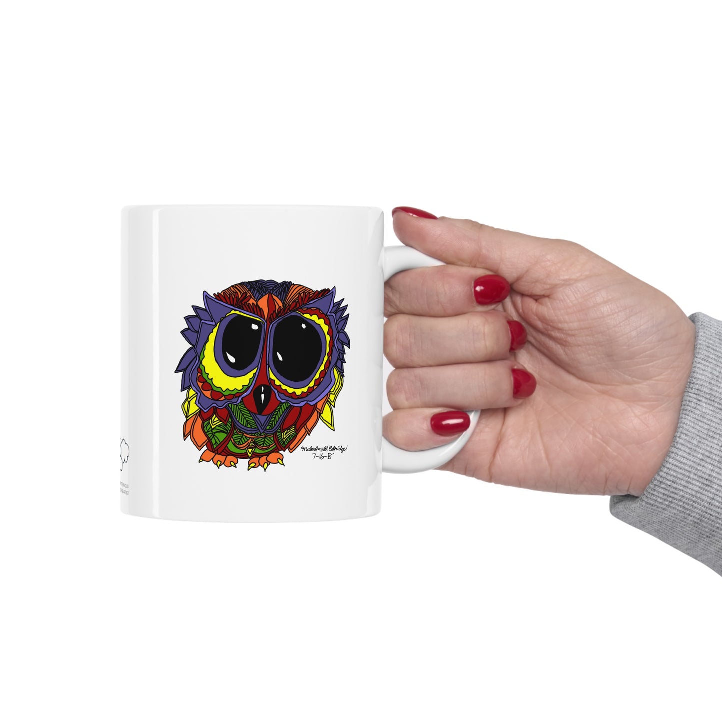 Malcolm's Owl Ceramic Mug 11oz