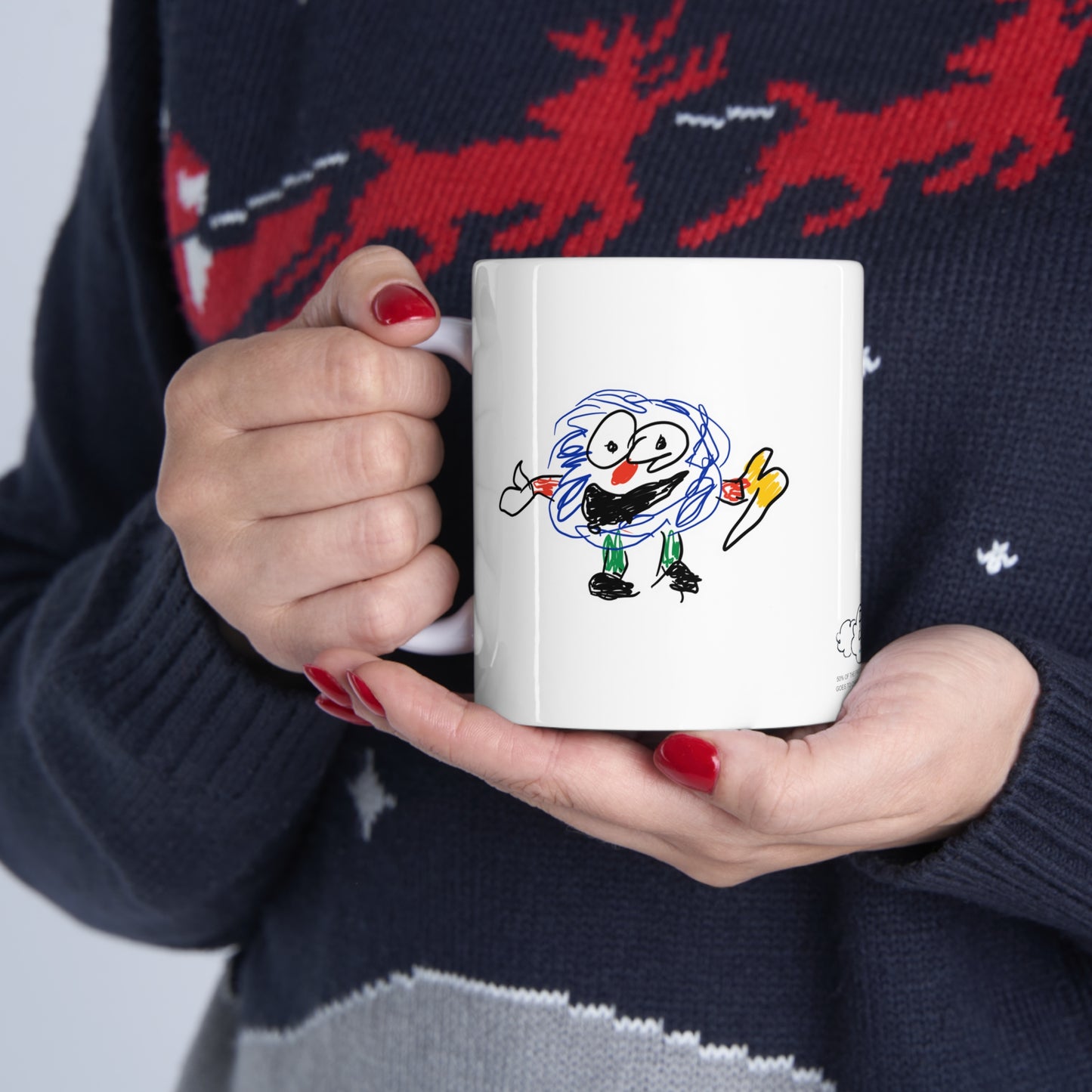 Fluffy Man Ceramic Mug