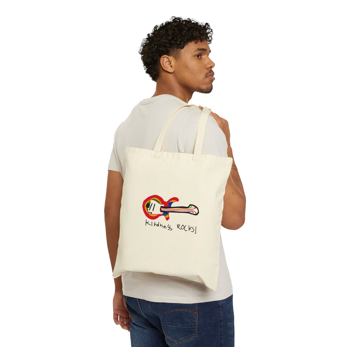 Kindness Rocks Cotton Canvas Tote Bag
