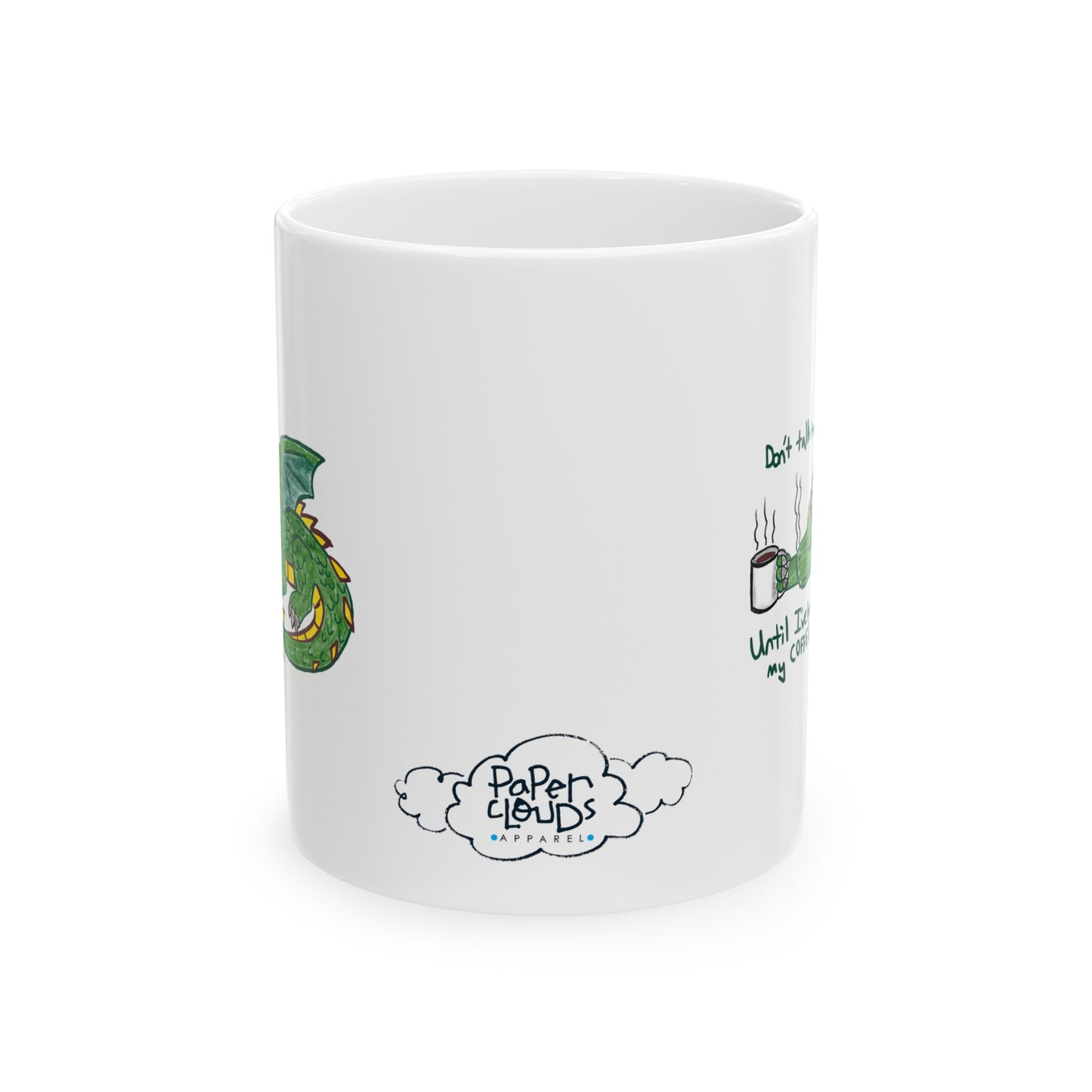 Coffee Dragon Ceramic Mug 11oz