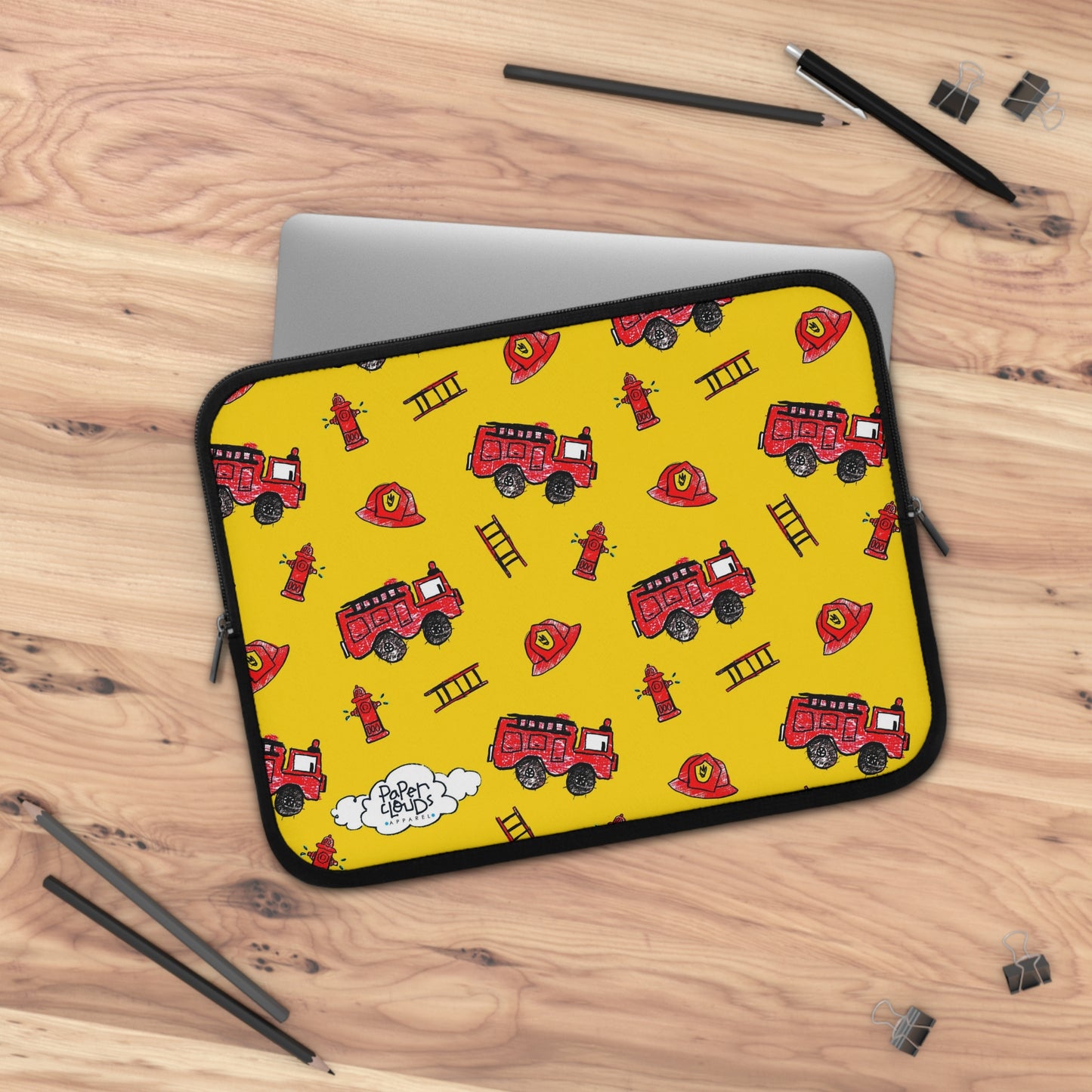 Fire Truck Laptop Sleeve