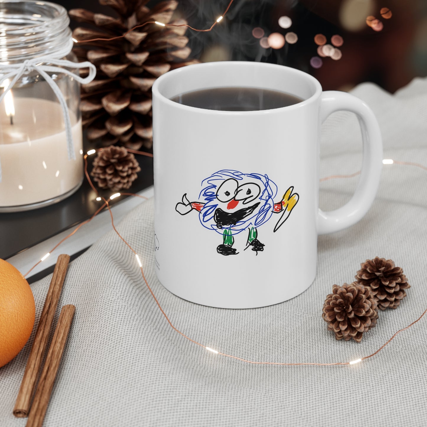 Fluffy Man Ceramic Mug
