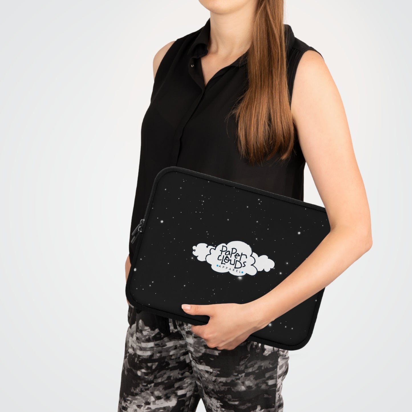 Paper Clouds Apparel Space Laptop Sleeve