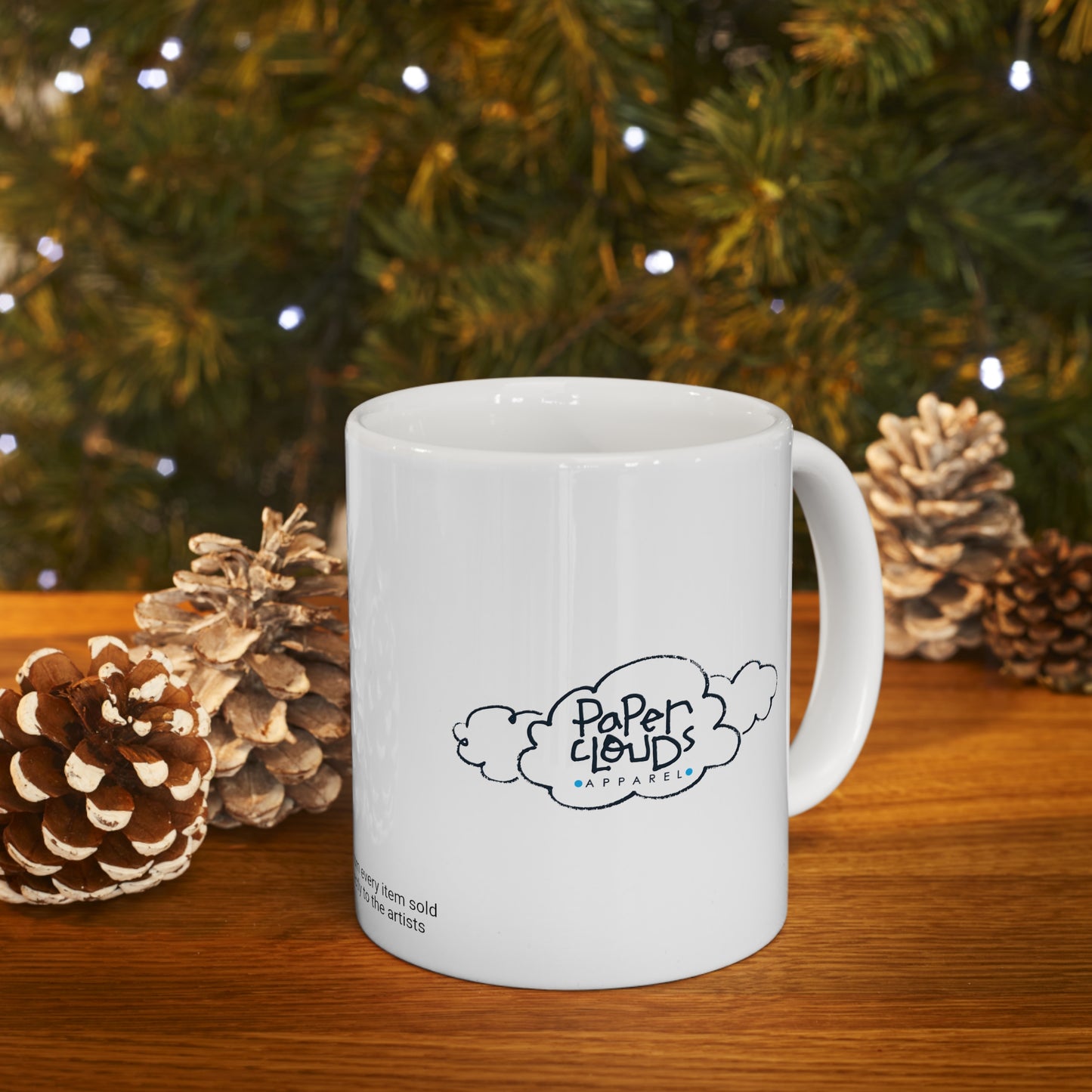 Paper Clouds Apparel Logo Coffee Mug