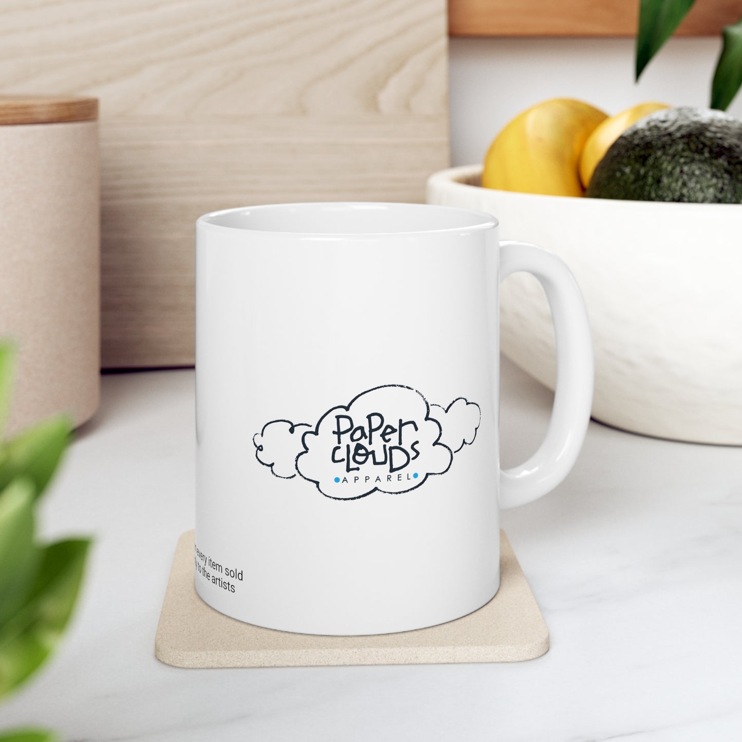 Paper Clouds Apparel Logo Coffee Mug