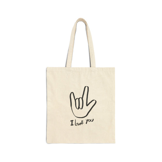 I Love You ASL Tote Bag