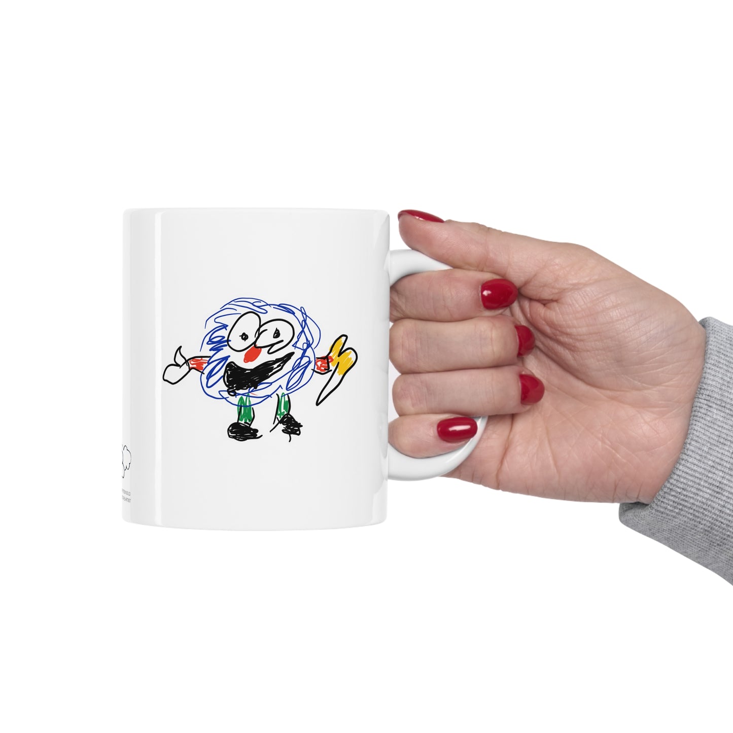 Fluffy Man Ceramic Mug