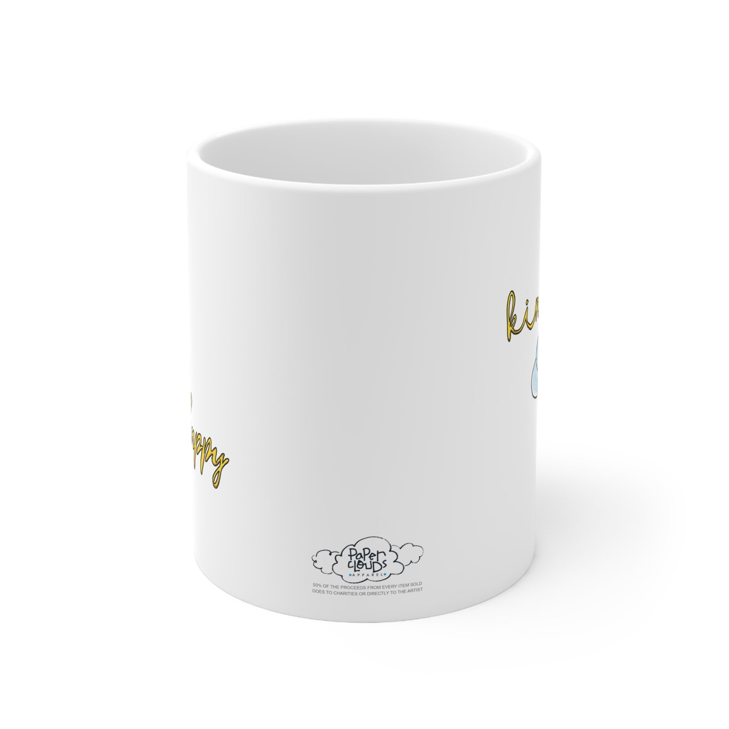 Bee Kind, Bee Happy 11oz Mug - Supporting Camp Kostopulos