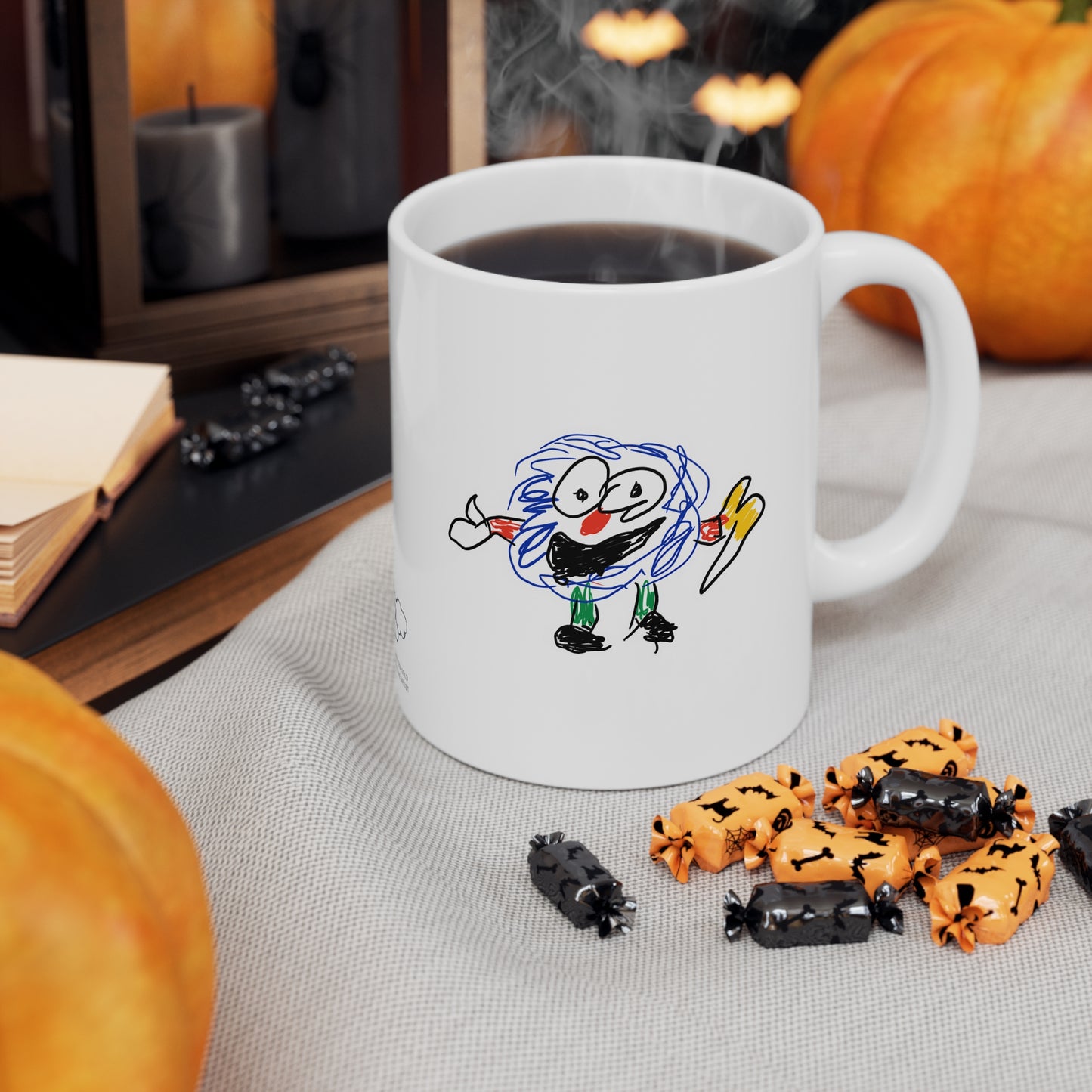 Fluffy Man Ceramic Mug