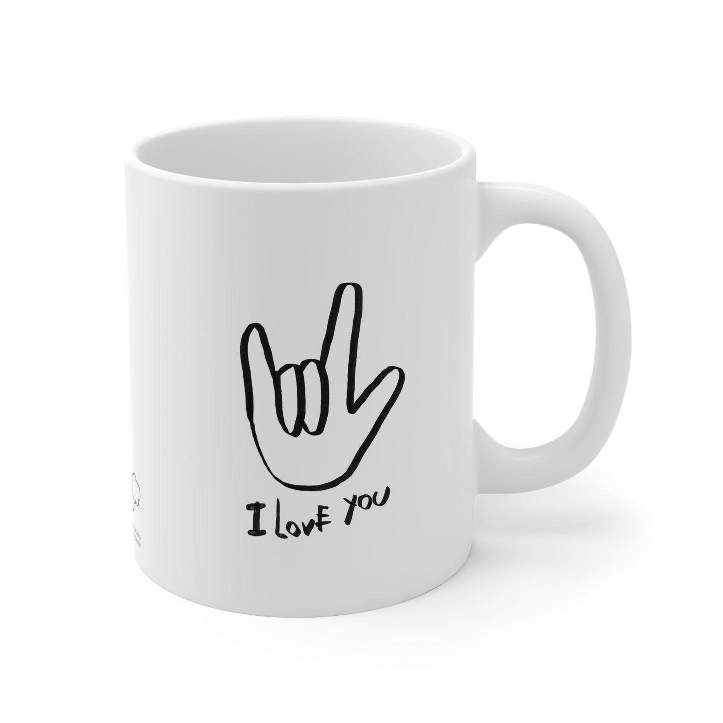 I Love You ASL Ceramic Mug 11oz
