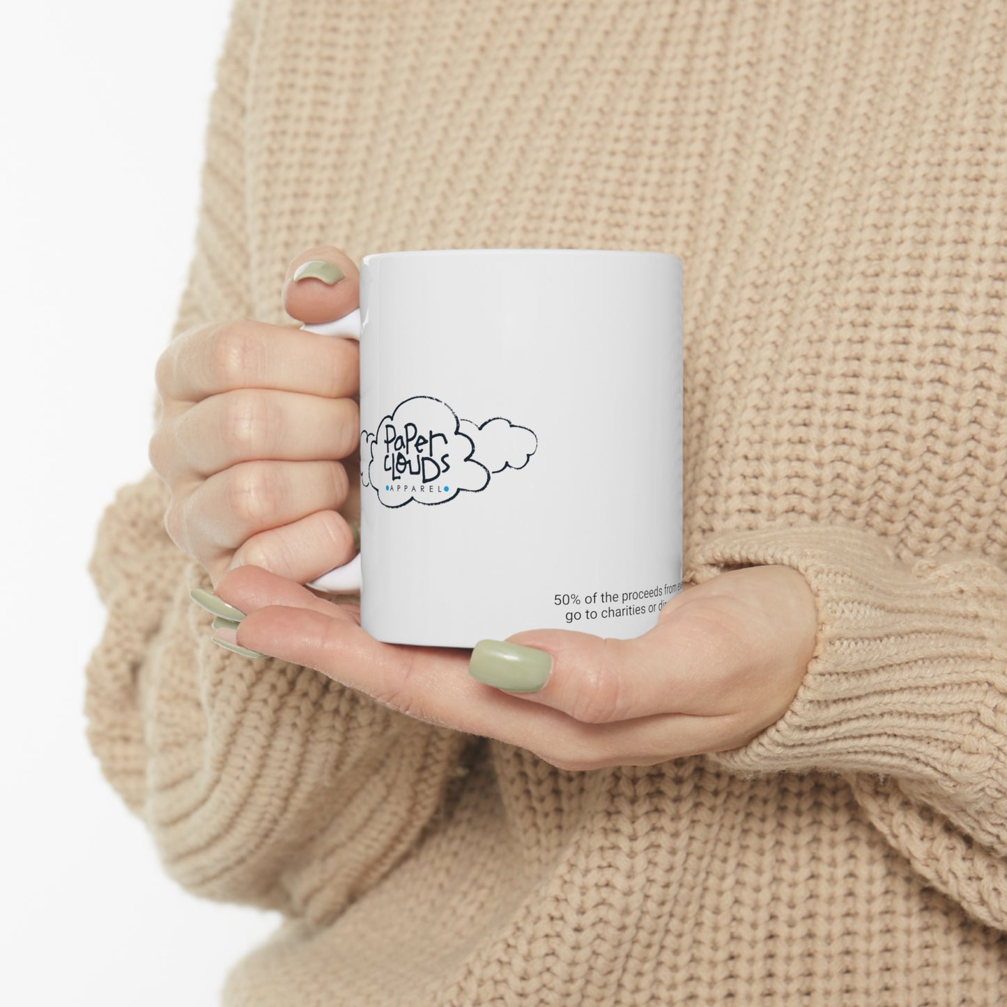 Paper Clouds Apparel Logo Coffee Mug