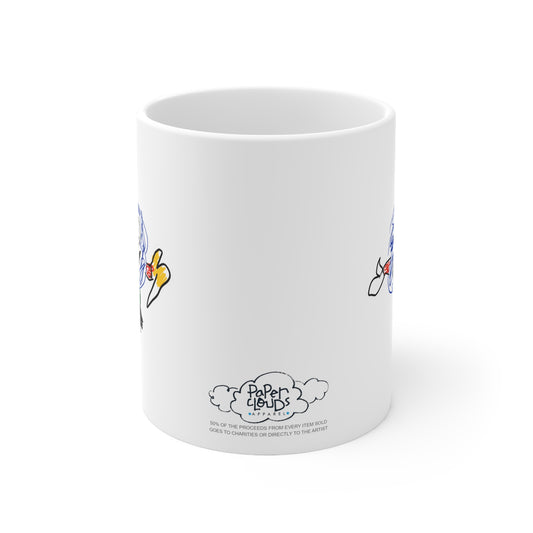 Fluffy Man Ceramic Mug