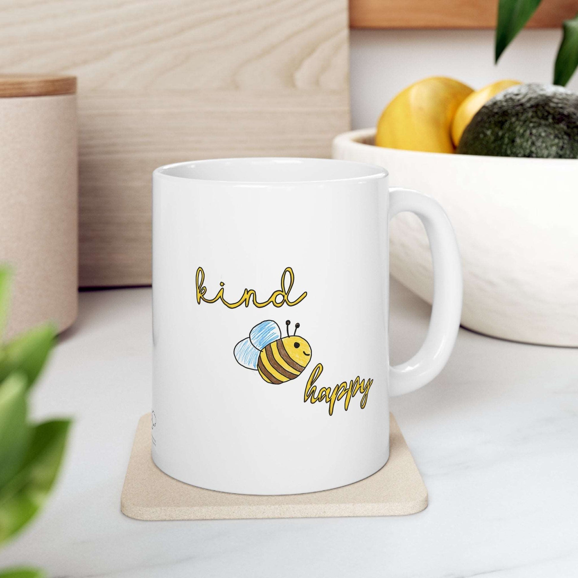 Be Kind Be Happy Ceramic Mug 11oz