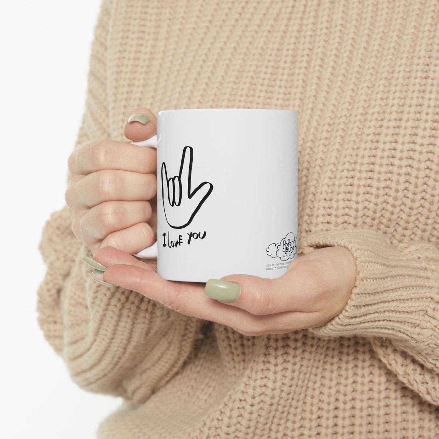 ASL I Love You Ceramic Mug 11oz