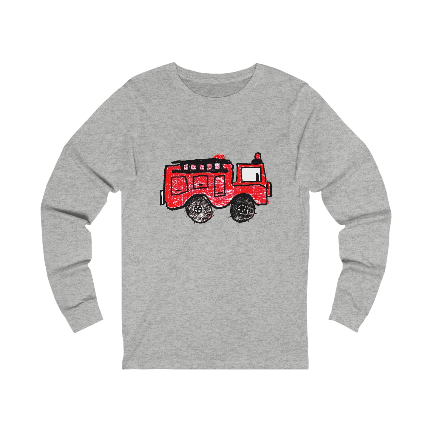 Fire Truck Unisex Jersey Long Sleeve Tee