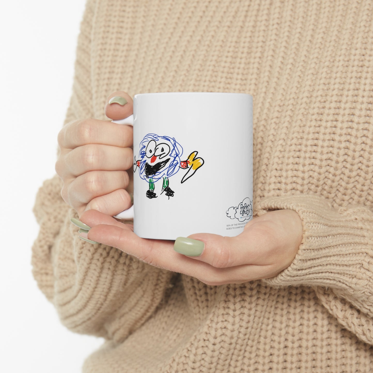 Fluffy Man Ceramic Mug