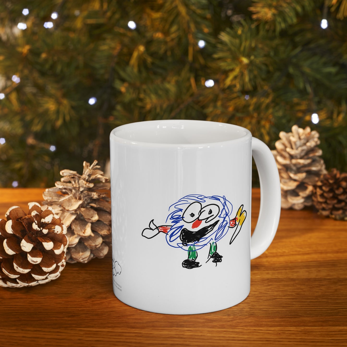 Fluffy Man Ceramic Mug