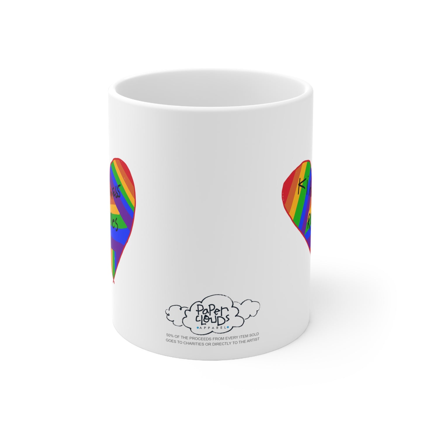 Kindness Rules Coffee Mug - Ruby's Rainbow