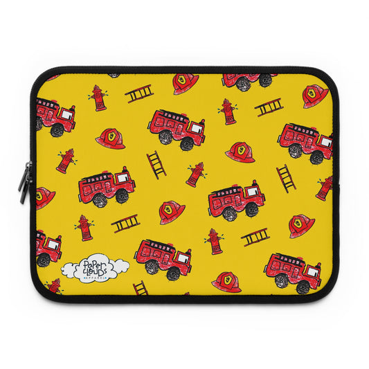 Fire Truck Laptop Sleeve