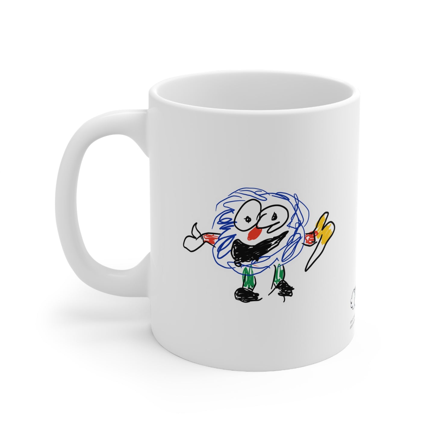 Fluffy Man Ceramic Mug