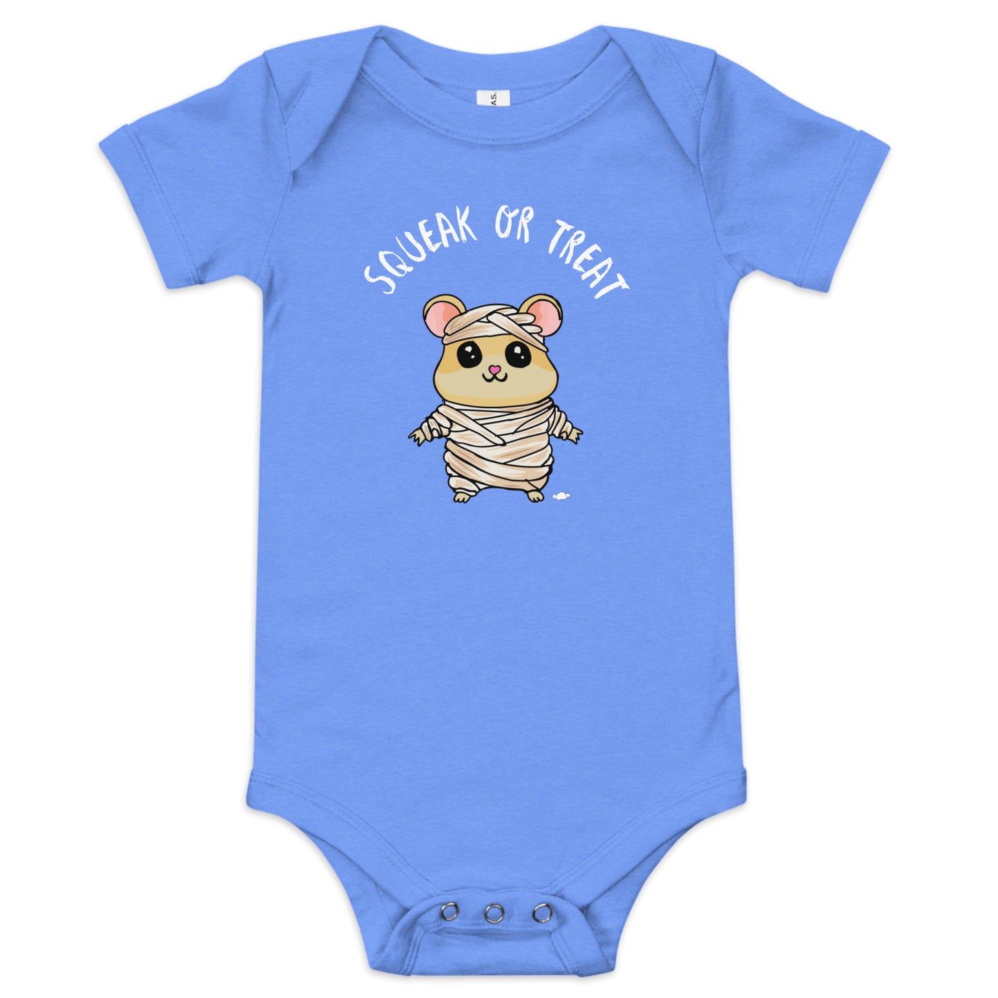 Squeak or Treat Mummy Mouse Baby short sleeve one piece - Supporting Camp Kostopolus