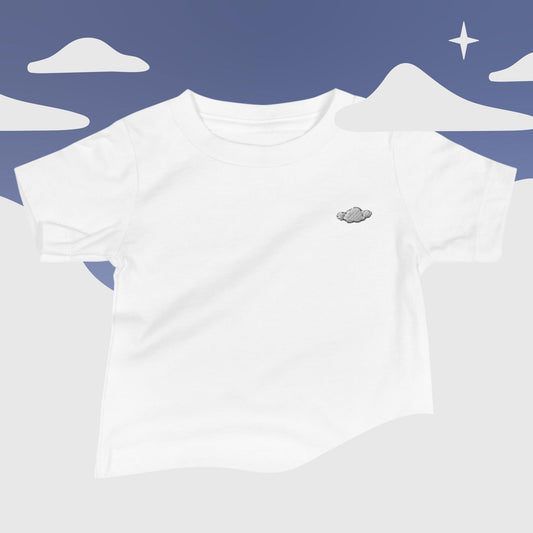 Paper Clouds Logo Embroidered Baby Tee
