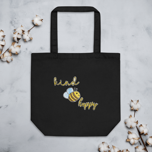 Be Kind Be Happy Eco Tote Bag