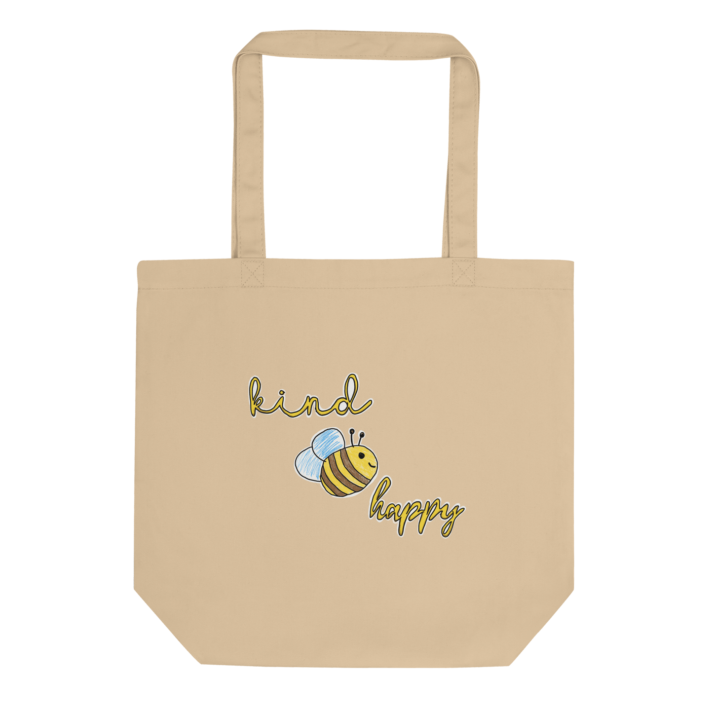 Be Kind Be Happy Eco Tote Bag