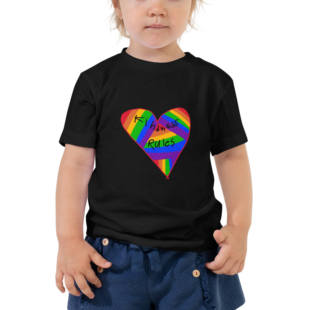 Kindness Rules Toddler Short Sleeve Tee