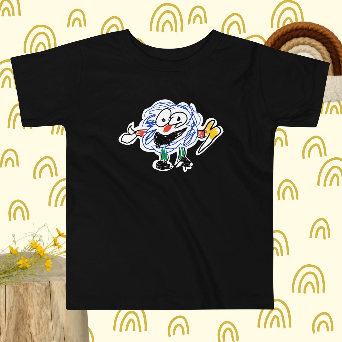Fluffy Man Toddler Short Sleeve Tee