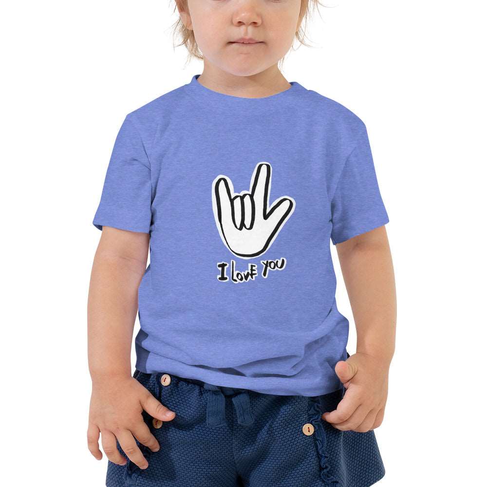 ASL I Love You Toddler Tee