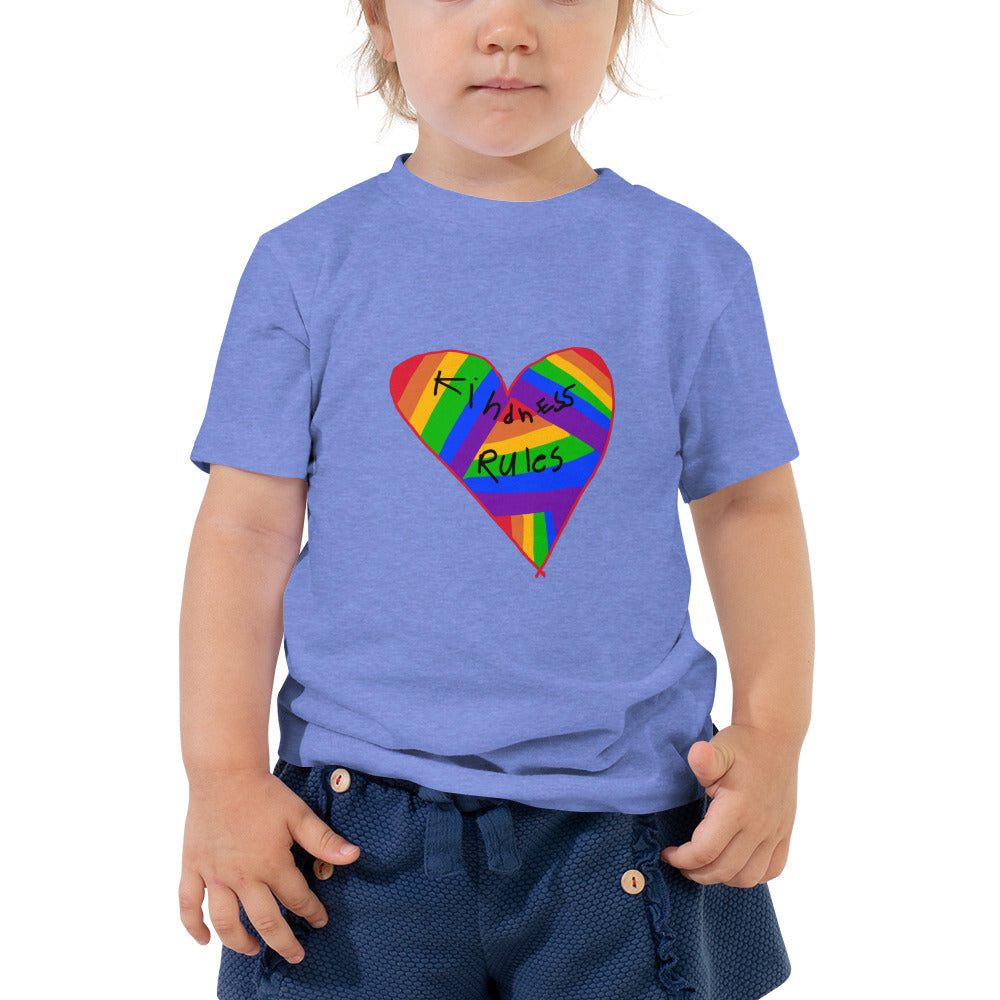Kindness Rules Toddler Short Sleeve Tee