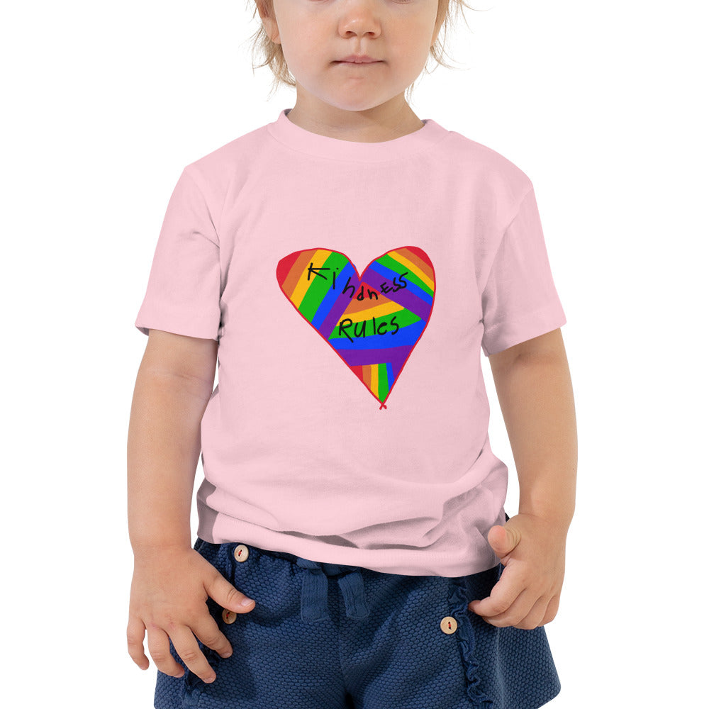 Kindness Rules Toddler Short Sleeve Tee