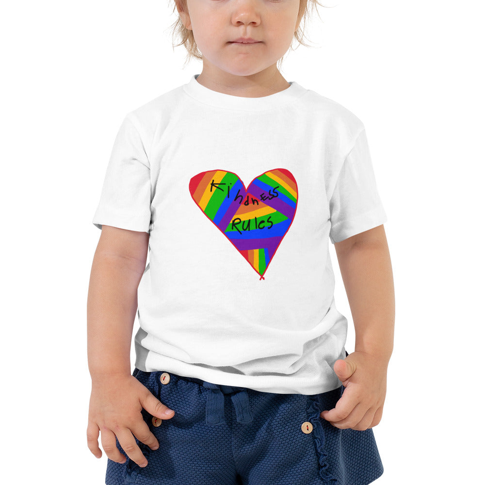 Kindness Rules Toddler Short Sleeve Tee
