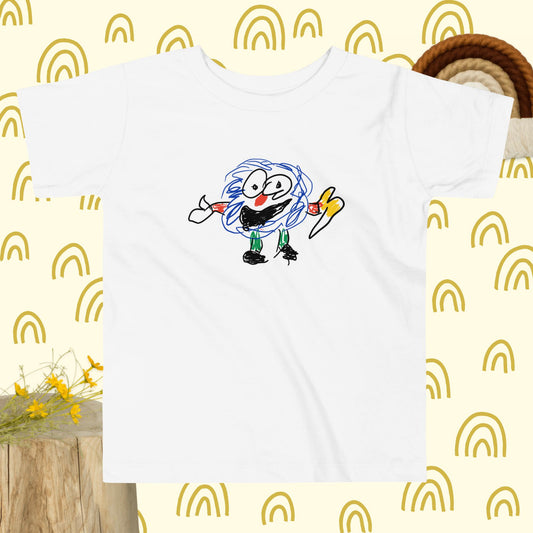 Fluffy Man Toddler Short Sleeve Tee