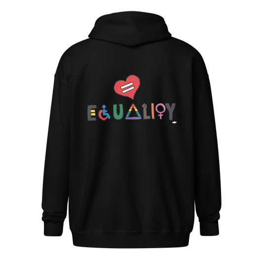 Equality Unisex Heavy Blend Zip Hoodie - Supporting Camp Kostopolus