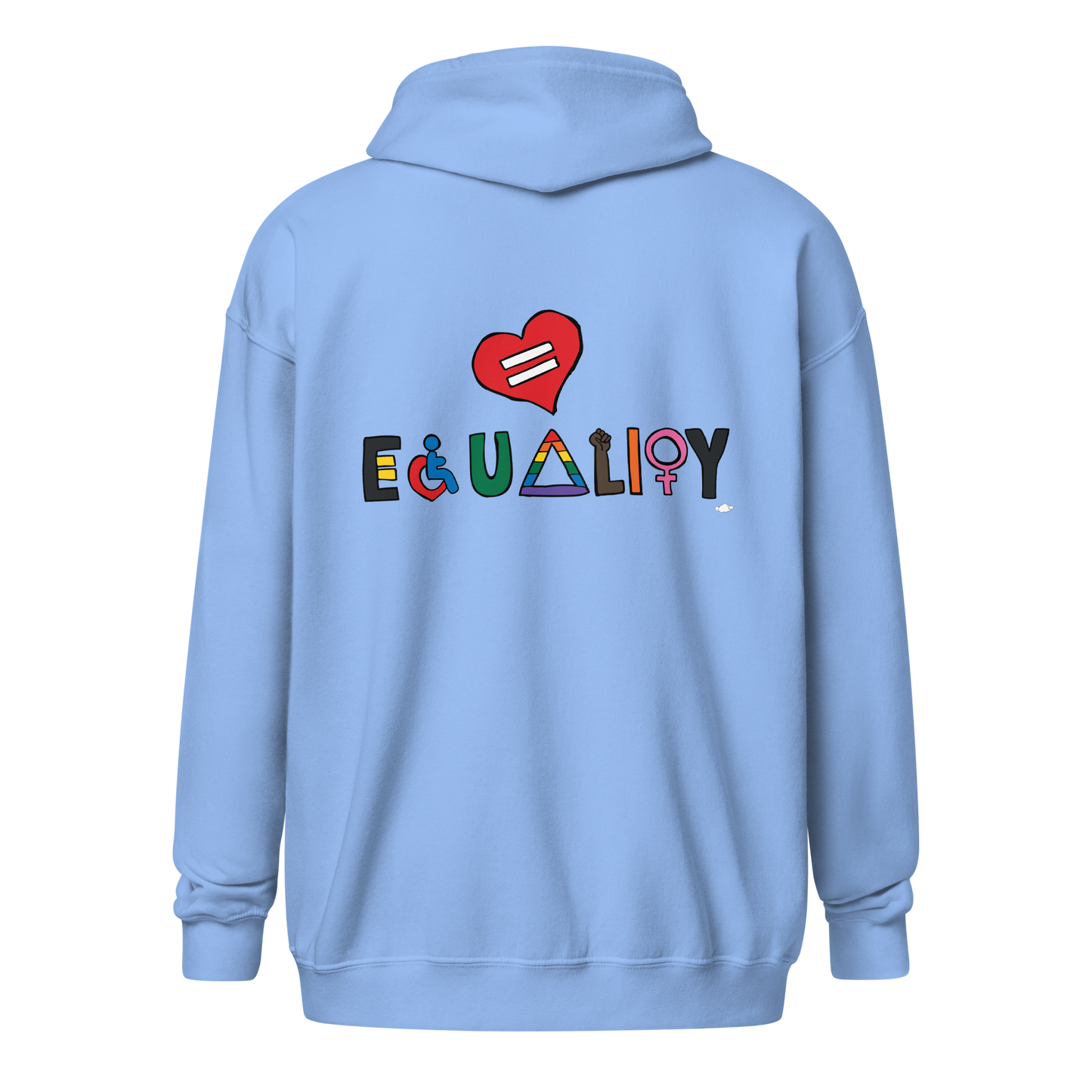 Equality Unisex Heavy Blend Zip Hoodie - Supporting Camp Kostopolus