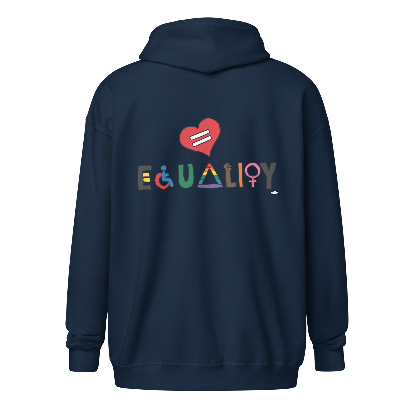 Equality Unisex Heavy Blend Zip Hoodie - Supporting Camp Kostopolus