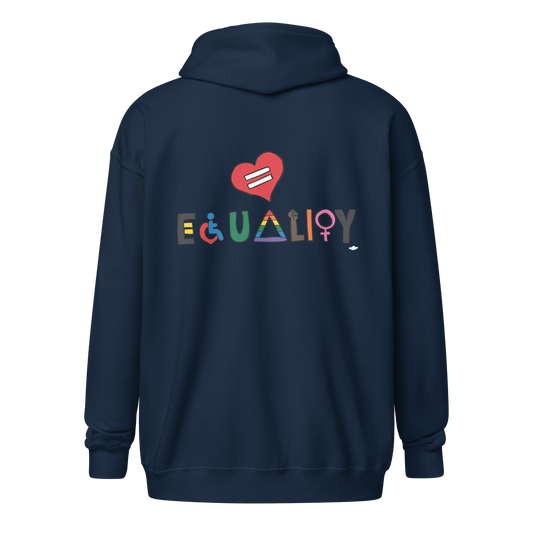 Equality Unisex Heavy Blend Zip Hoodie - Supporting Camp Kostopolus