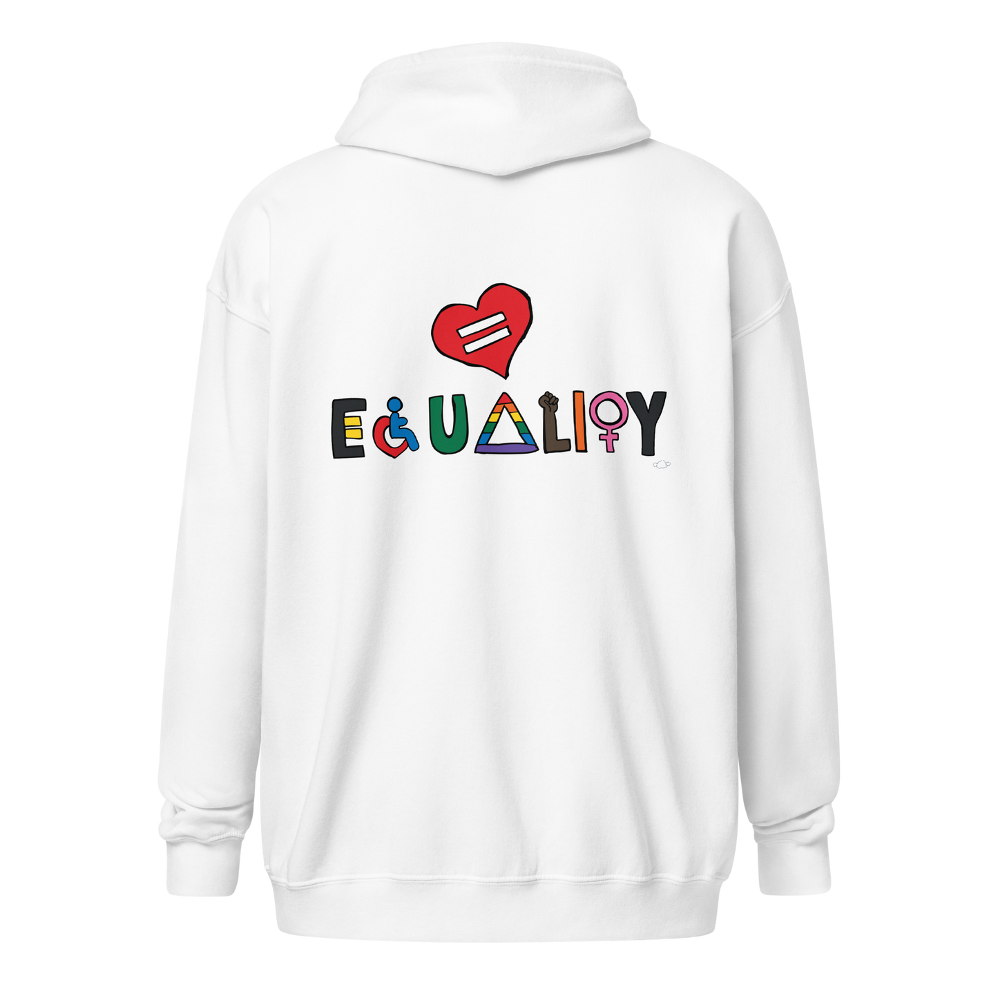 Equality Unisex Heavy Blend Zip Hoodie - Supporting Camp Kostopolus