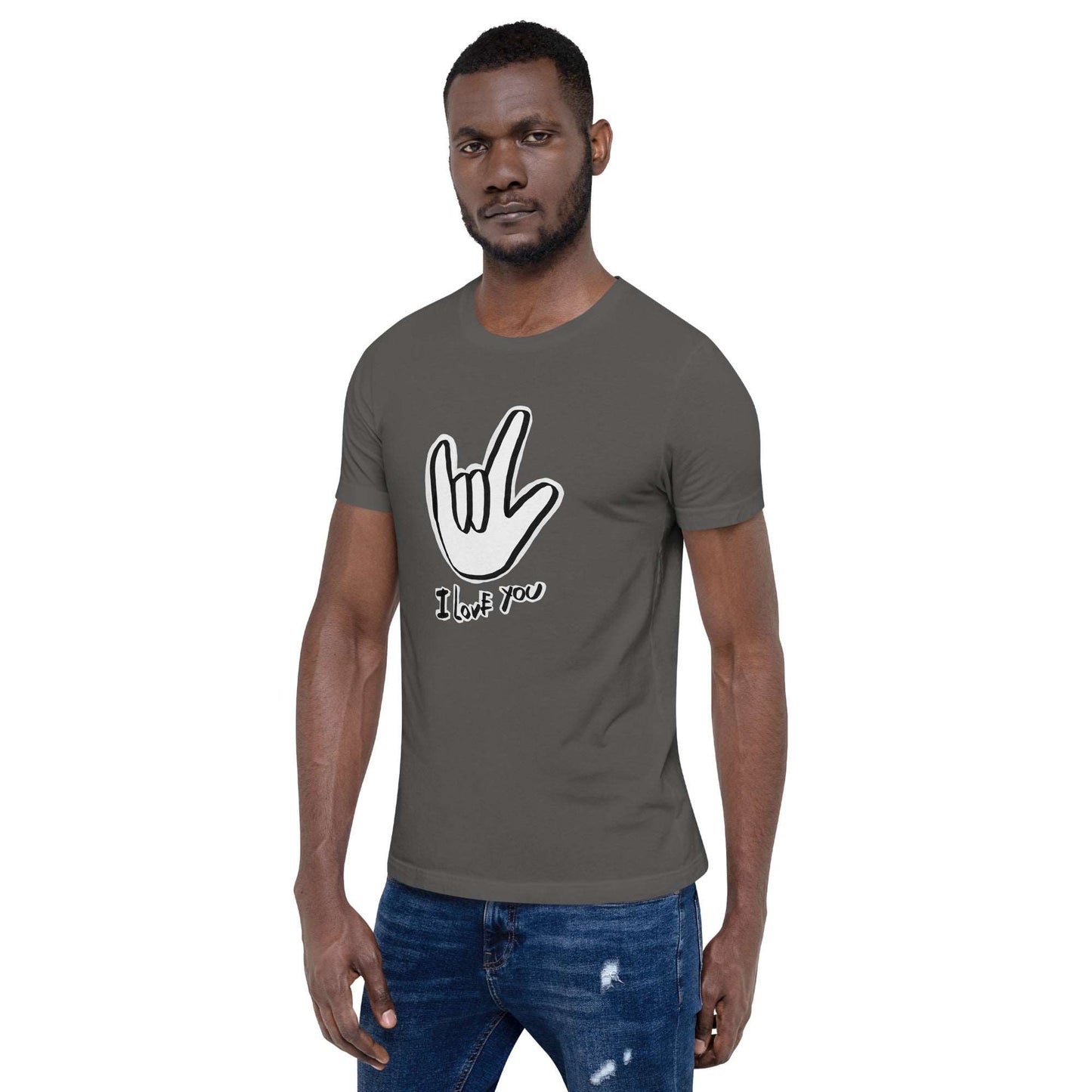 ASL I Love You Men's tee