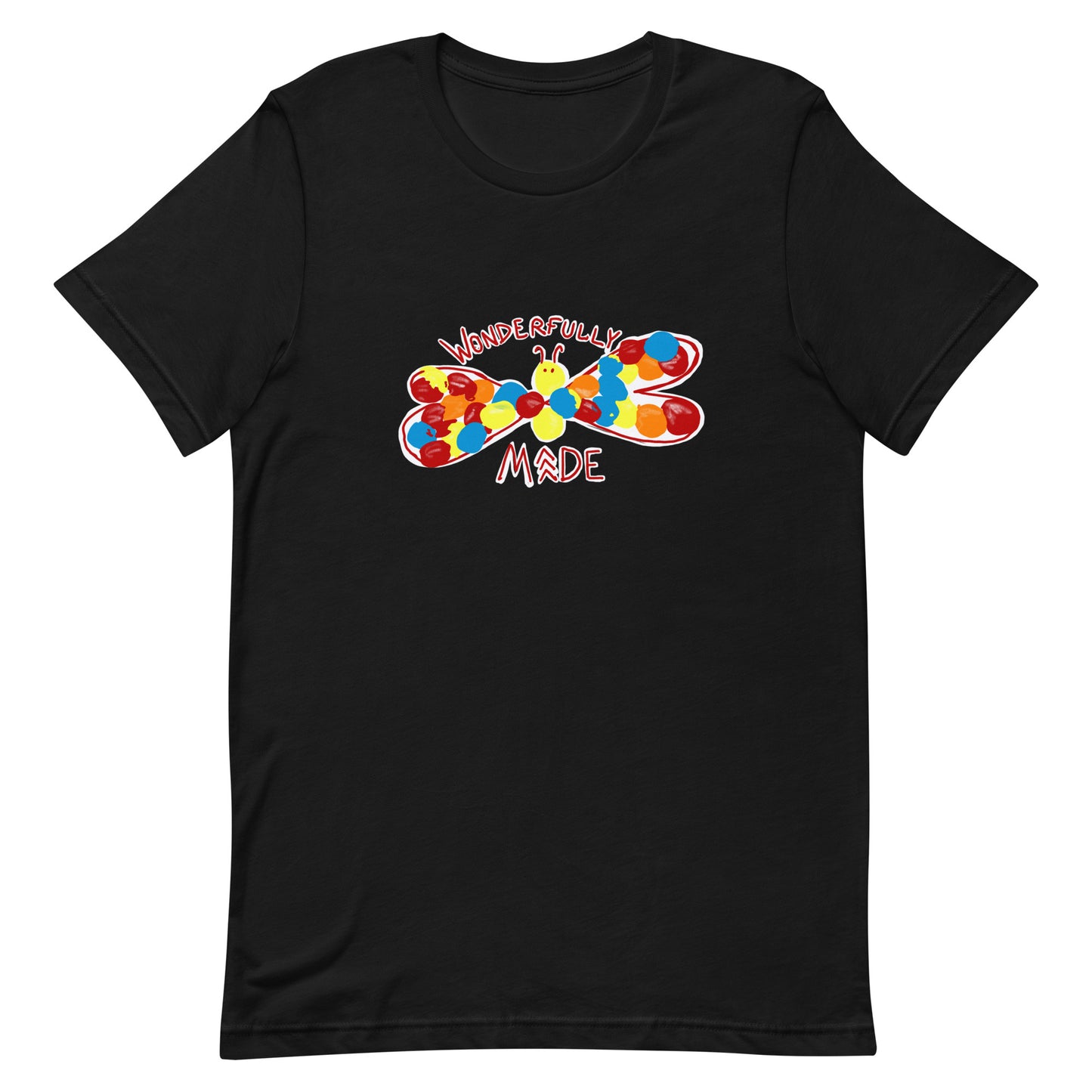 Wonderfully Made Vibrant Butterfly Tee – Supporting Reece's Rainbow