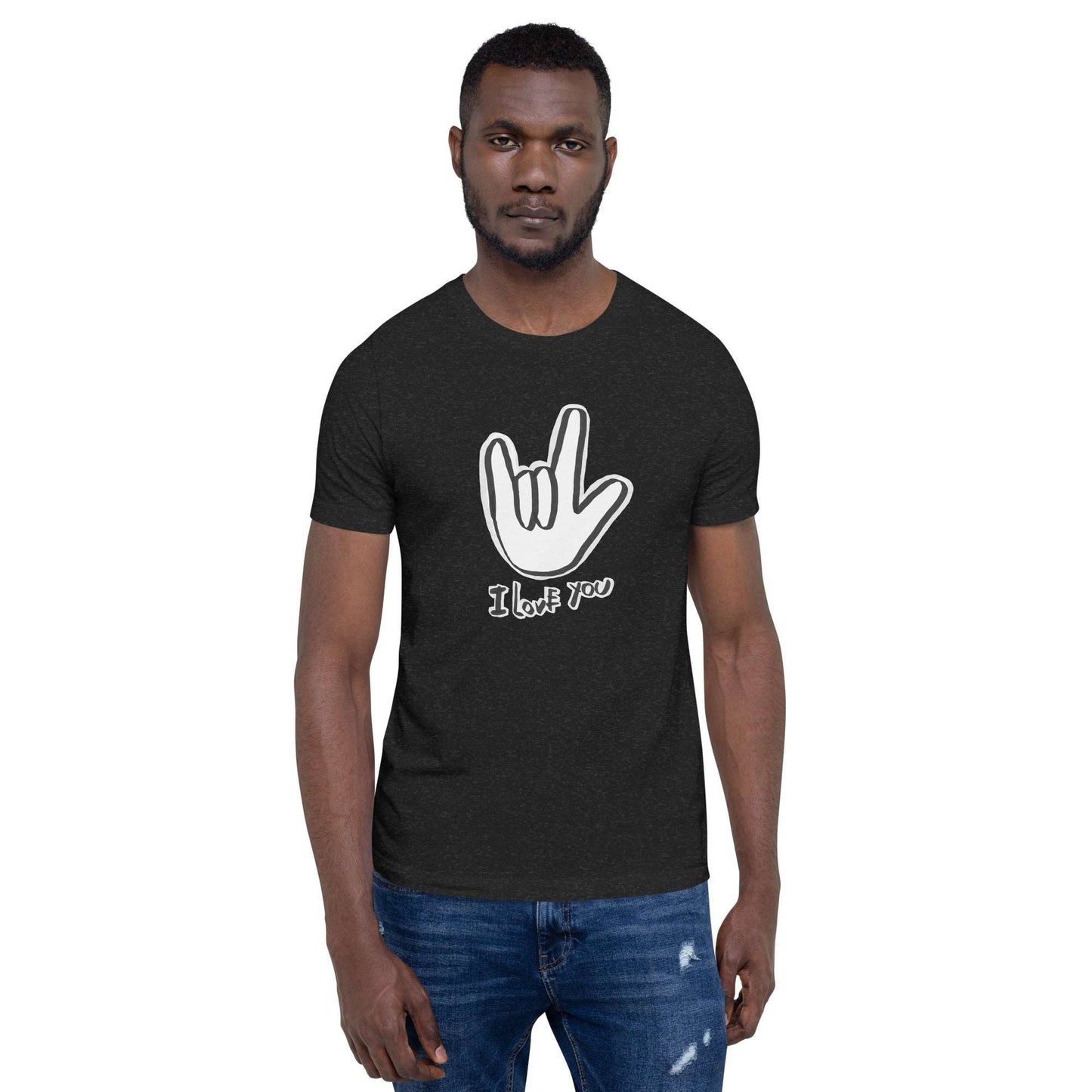 ASL I Love You Men's tee