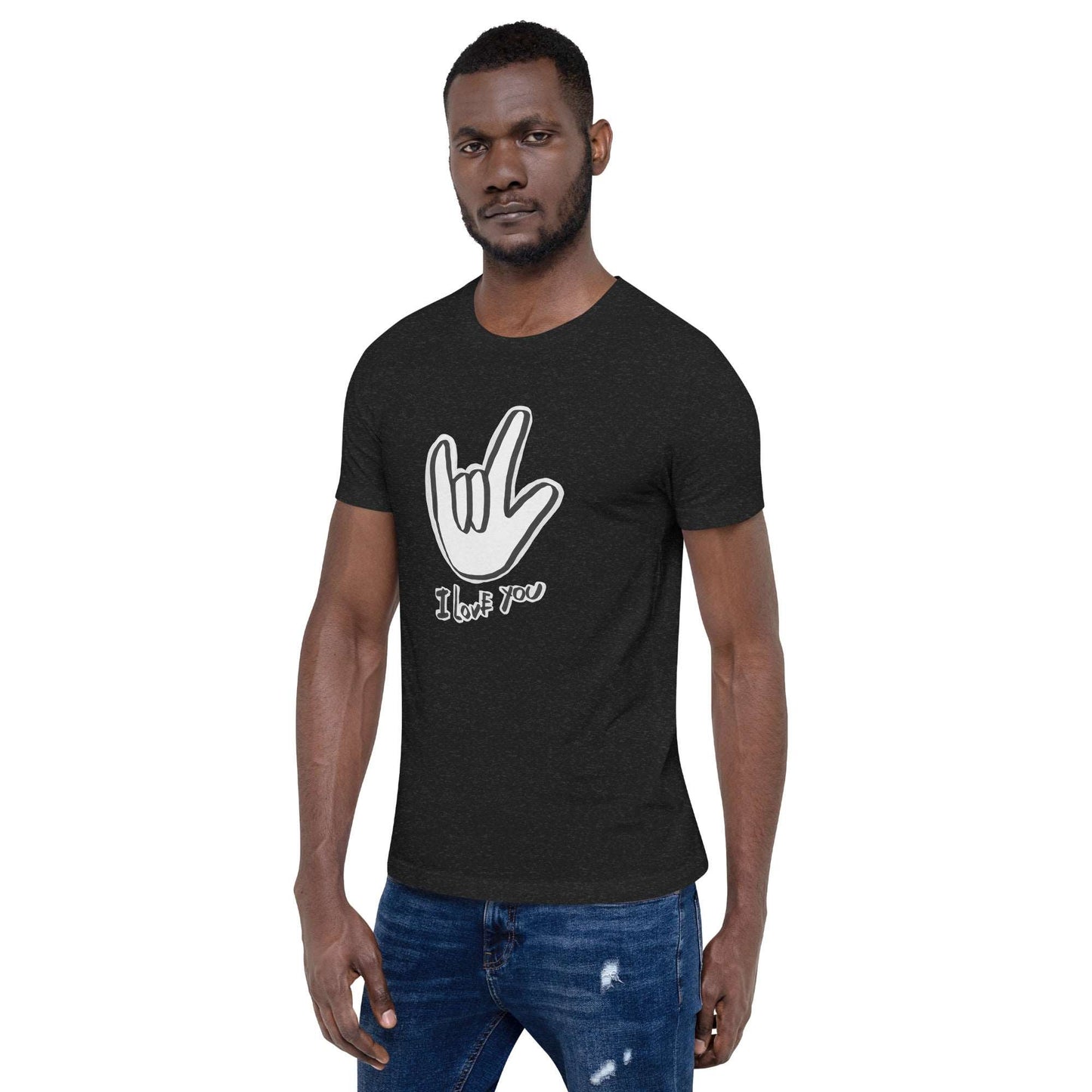ASL I Love You Men's tee