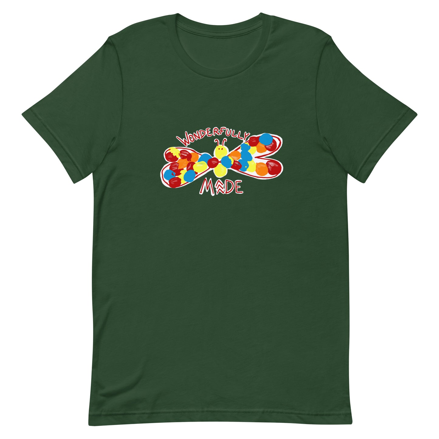 Wonderfully Made Vibrant Butterfly Tee – Supporting Reece's Rainbow
